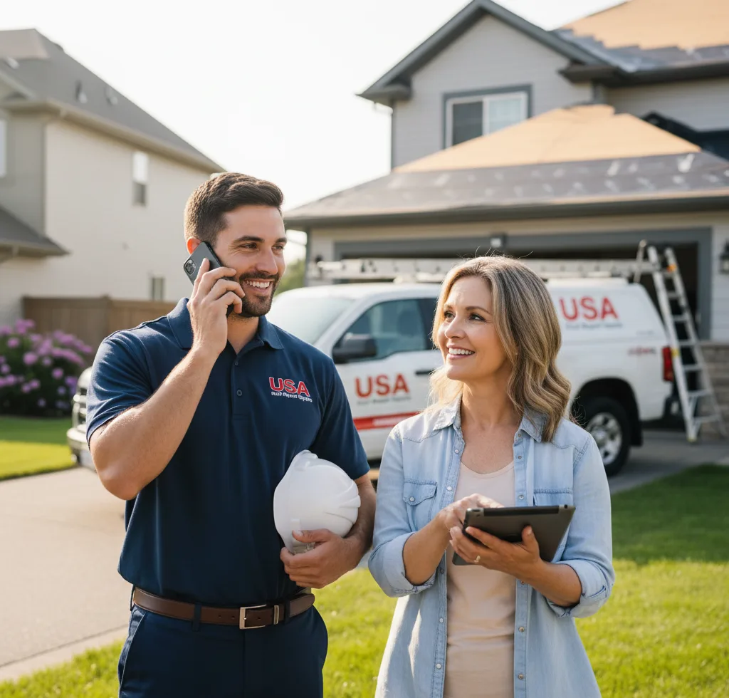 USA Roof Repair Experts customer support in Blue Island